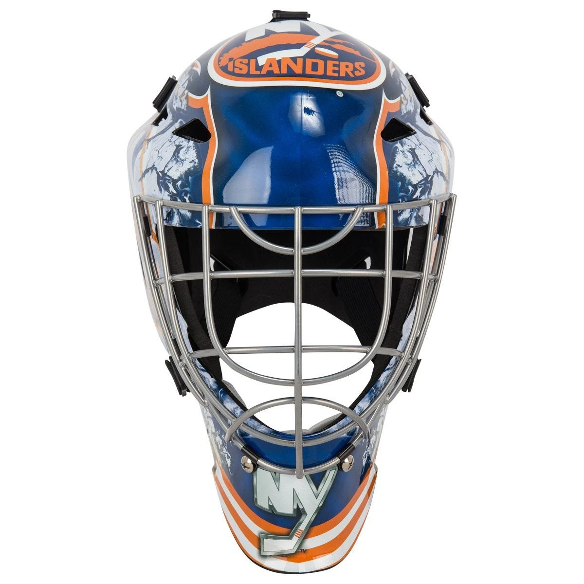 Franklin GFM 1500 New York Islanders Face Mask 2 Franklin GFM 1500 New York Islanders Face Mask - Image 2