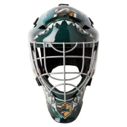 Franklin GFM 1500 San Jose Sharks Goalie Face Mask -Ice Hockey Equipment Shop 025725426669 inset3