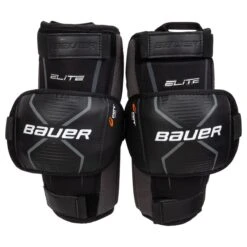 Bauer Elite Intermediate Goalie Knee Guards -Ice Hockey Equipment Shop 688698476033