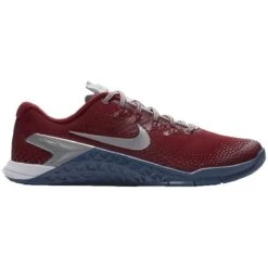 Nike Metcon 4 Women's Premium Training Shoes - Gym Red/Metallic Silver/Gym Blue/White -Ice Hockey Equipment Shop 883212767950