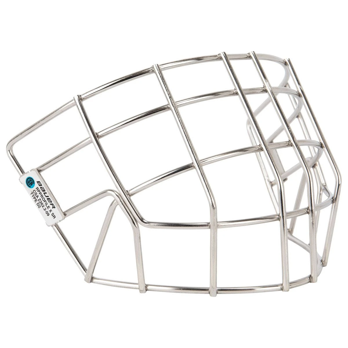 Bauer Profile Stainless Steel Certified Straight Cage 1 Bauer Profile Stainless Steel Certified Straight Cage
