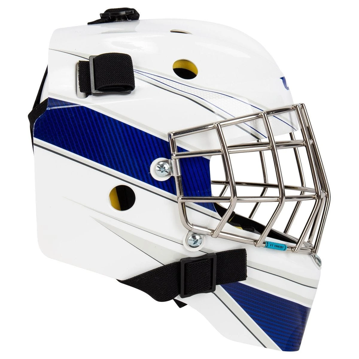 CCM Axis A1.5 Youth Certified Straight Bar Goalie Mask - Team 2 CCM Axis A1.5 Youth Certified Straight Bar Goalie Mask - Team - Image 2