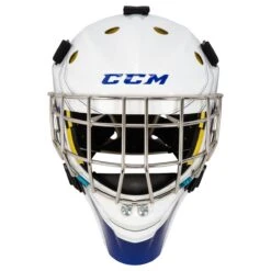 CCM Axis A1.5 Youth Certified Straight Bar Goalie Mask - Team 8 CCM Axis A1.5 Youth Certified Straight Bar Goalie Mask - Team -Ice Hockey Equipment Shop ccm goalie mask axis a1 5 cert straight bar yth team inset2