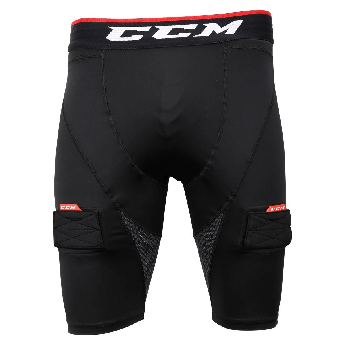 CCM Junior Compression Jock Shorts W/Cup 1 CCM Junior Compression Jock Shorts W/Cup