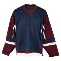 Stadium Adult Hockey Jersey - Navy/Maroon/White