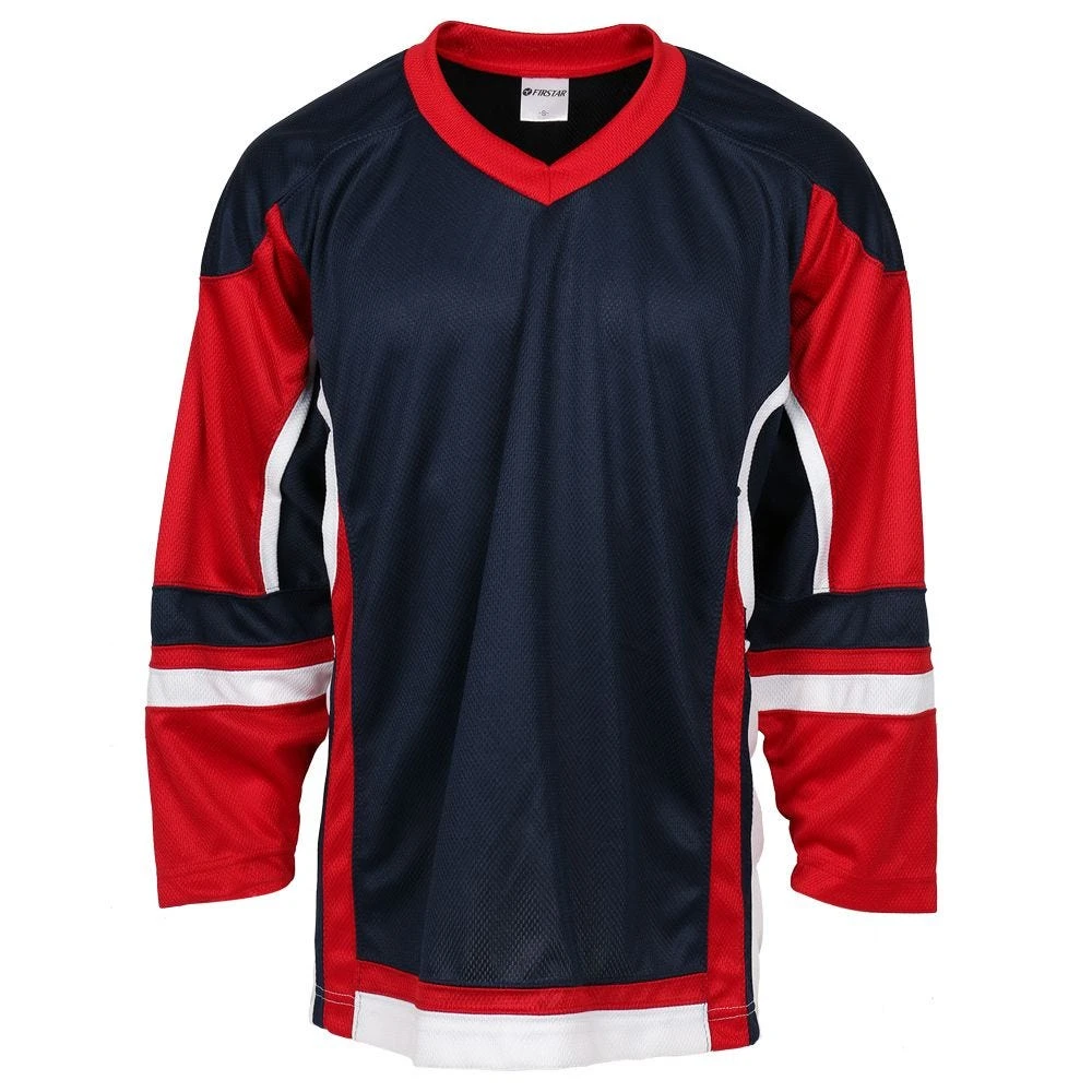 Stadium Adult Hockey Jersey - Navy/Red/White 1 Stadium Adult Hockey Jersey - Navy/Red/White