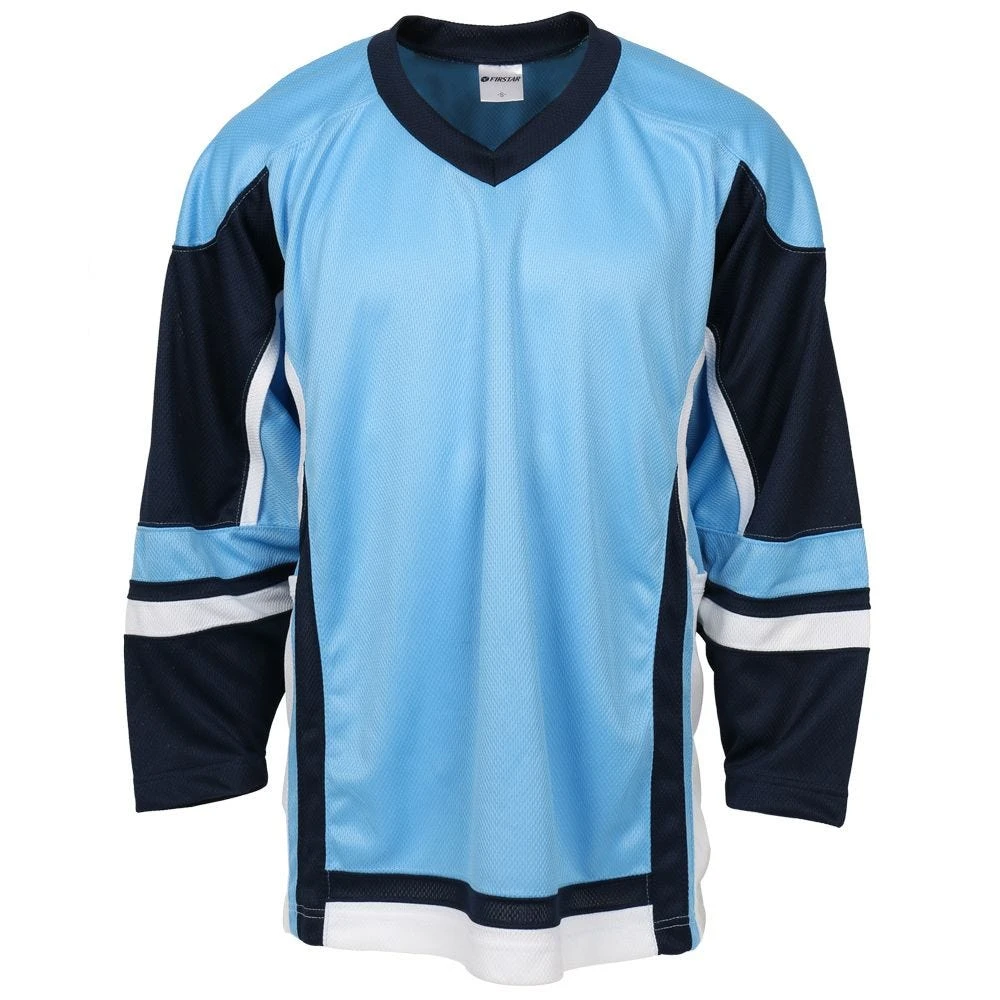 Stadium Youth Hockey Jersey - Powder Blue/Navy/White 1 Stadium Youth Hockey Jersey - Powder Blue/Navy/White