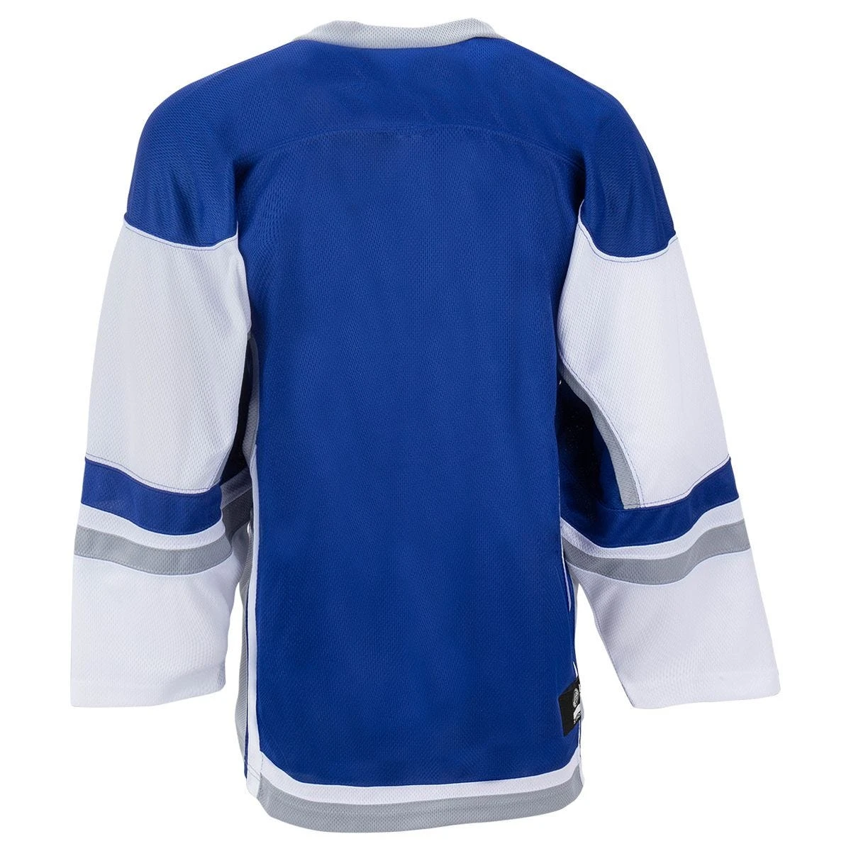 Stadium Adult Hockey Jersey - Royal/White/Gray 2 Stadium Adult Hockey Jersey - Royal/White/Gray - Image 2
