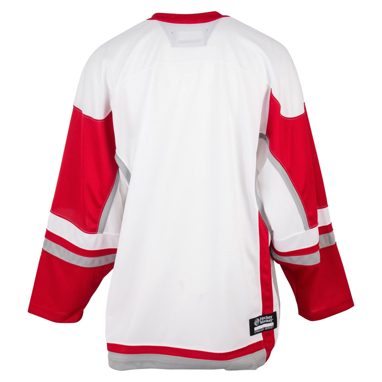 Stadium Youth Hockey Jersey - White/Red/Gray 1 Stadium Youth Hockey Jersey - White/Red/Gray