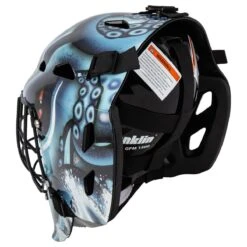 Seattle Kraken Franklin GFM 1500 Goalie Face Mask -Ice Hockey Equipment Shop franklin hockey street goalie mask gfm 1500 sea inset3