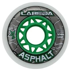 Labeda Asphalt Grip 83A Roller Hockey Wheel - White - 4 Pack -Ice Hockey Equipment Shop labeda hockey wheel asphalt grip 15 ice 4pk inset3