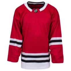 Chicago Blackhawks MonkeySports Uncrested Junior Hockey Jersey 7 Chicago Blackhawks MonkeySports Uncrested Junior Hockey Jersey -Ice Hockey Equipment Shop monkeysports hockey jersey uncrested chicago blackhawks jr inset6