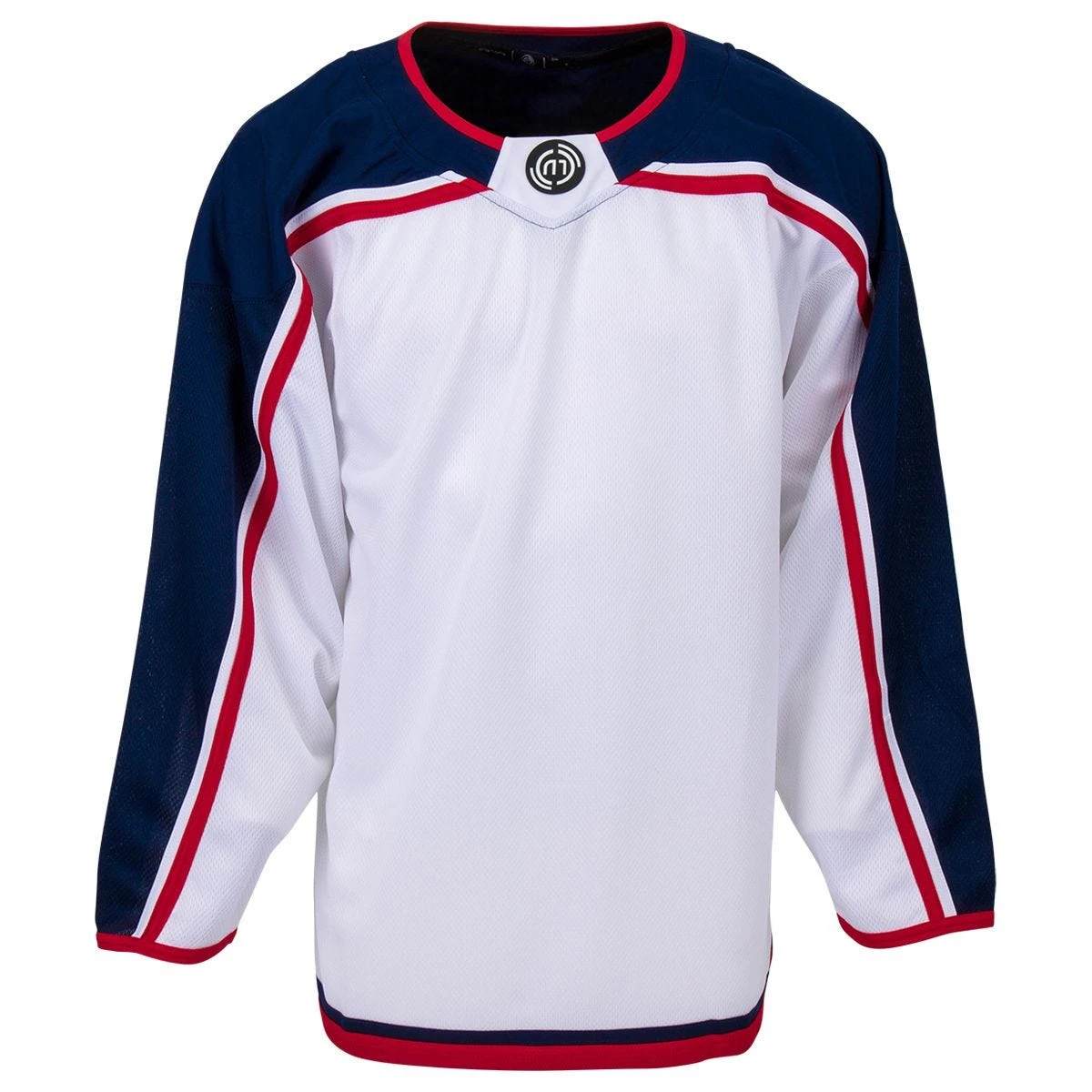 Columbus Blue Jackets MonkeySports Uncrested Junior Hockey Jersey 3 Columbus Blue Jackets MonkeySports Uncrested Junior Hockey Jersey - Image 3
