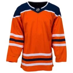 Edmonton Oilers MonkeySports Uncrested Junior Hockey Jersey