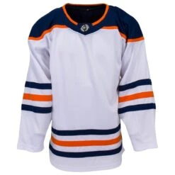 Edmonton Oilers MonkeySports Uncrested Adult Hockey Jersey -Ice Hockey Equipment Shop monkeysports hockey jersey uncrested edmonton oilers sr inset7