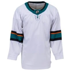 San Jose Sharks MonkeySports Uncrested Junior Hockey Jersey -Ice Hockey Equipment Shop monkeysports hockey jersey uncrested san jose sharks jr inset7