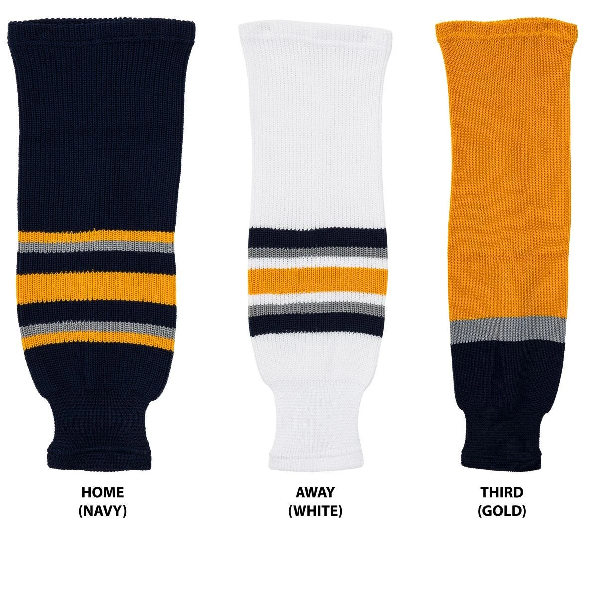 Buffalo Sabres MonkeySports Knit Hockey Socks 1 Buffalo Sabres MonkeySports Knit Hockey Socks