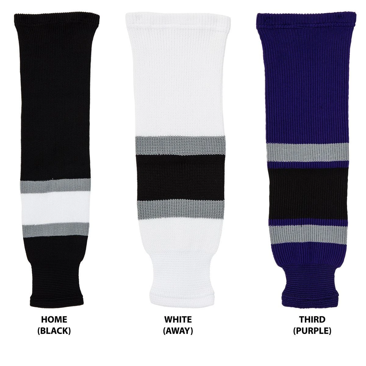 Los Angeles Kings MonkeySports Knit Hockey Socks 1 Los Angeles Kings MonkeySports Knit Hockey Socks