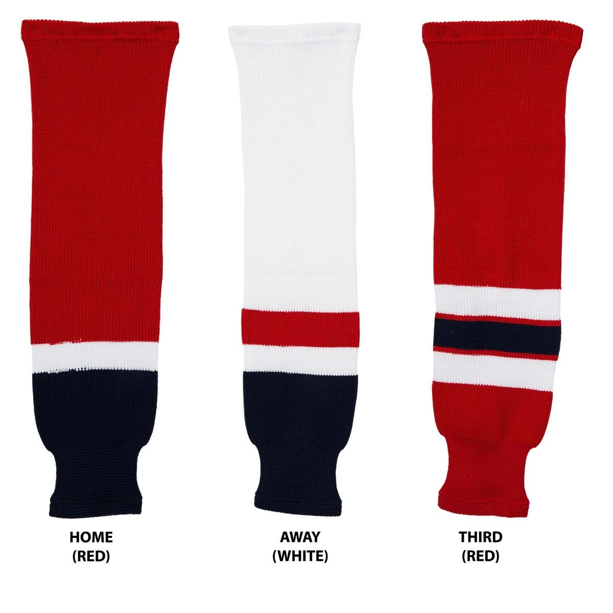 Washington Capitals MonkeySports Knit Hockey Socks 1 Washington Capitals MonkeySports Knit Hockey Socks
