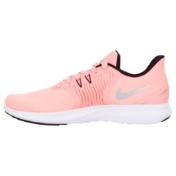 Nike In-Season TR 8 Women's Training Shoes - Pink/Metallic Silver/Burgundy Ash -Ice Hockey Equipment Shop nike footwear womens in season tr 8 pink silver burgundy inset1