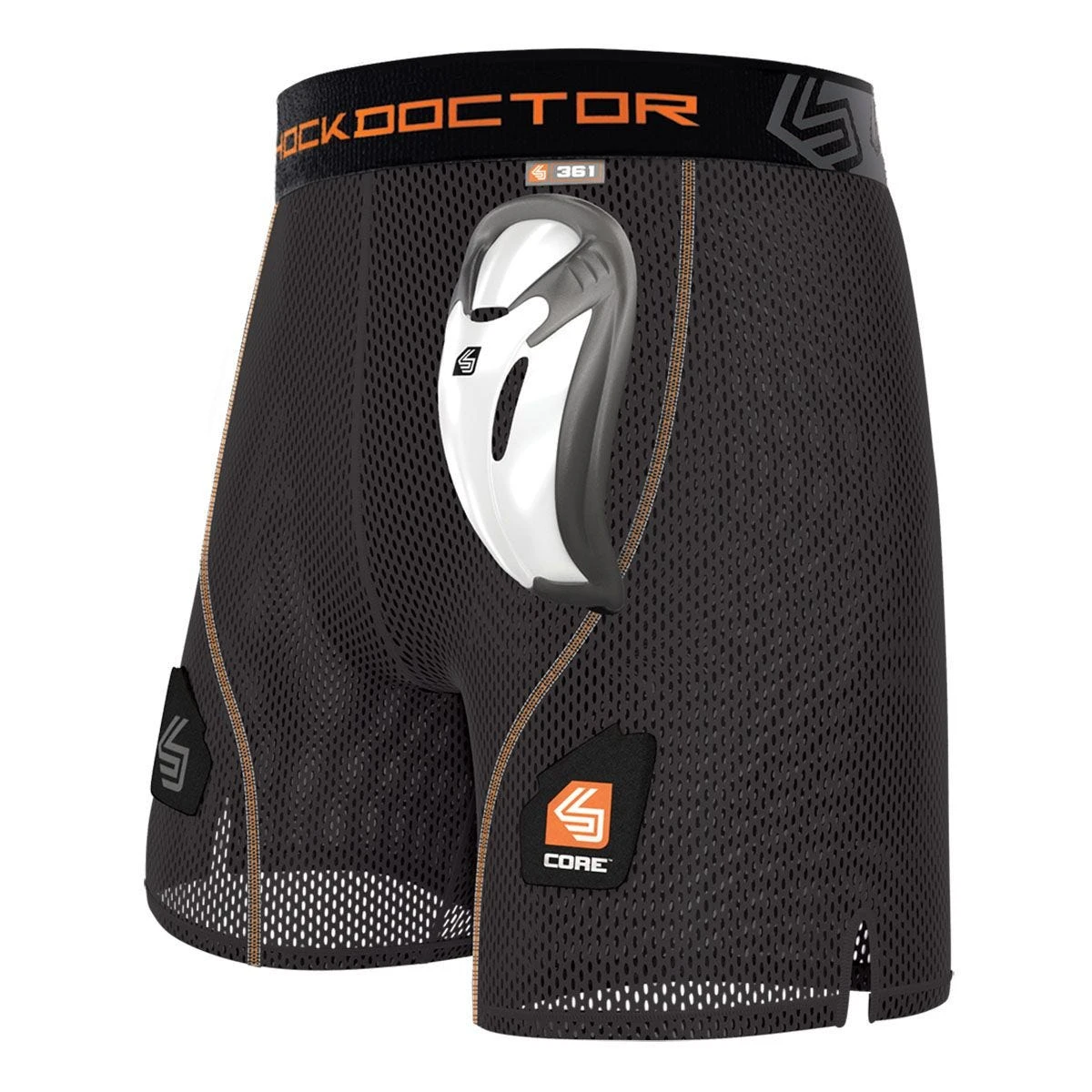 Shock Doctor 361 Core Senior Loose Fit Hockey Short W/ Bio-Flex Cup 2 Shock Doctor 361 Core Senior Loose Fit Hockey Short W/ Bio-Flex Cup - Image 2