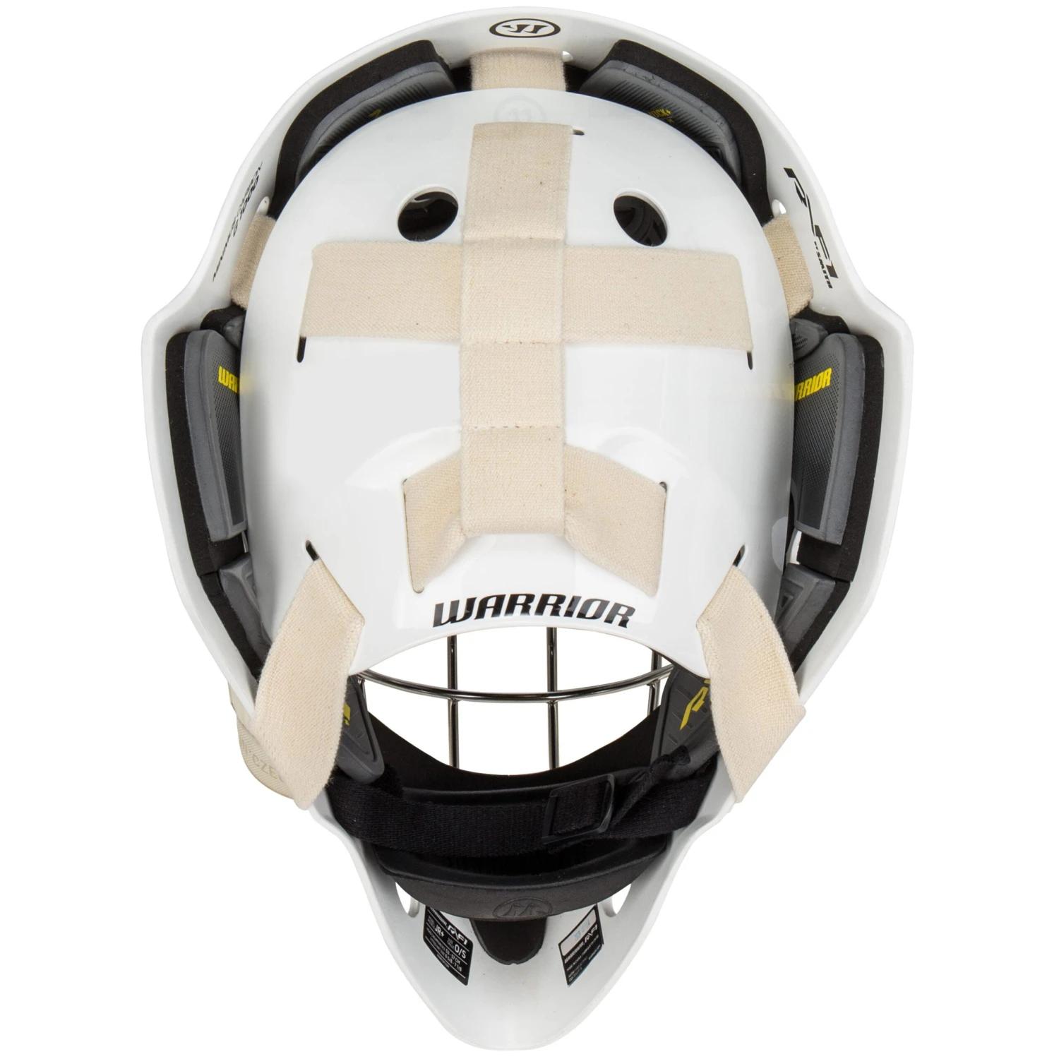 Warrior Ritual R/F1 Junior+ Certified Straight Bar Goalie Mask 5 Warrior Ritual R/F1 Junior+ Certified Straight Bar Goalie Mask - Image 5